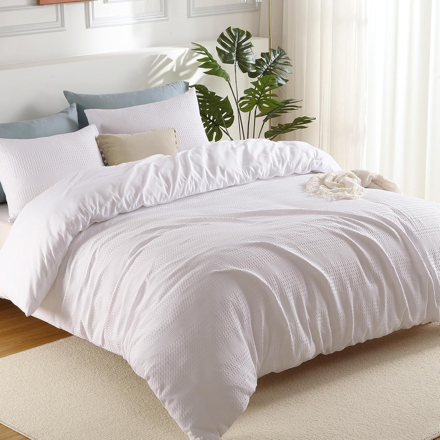 Funda de duvet con tejido gofre - Dulces Bed & Home