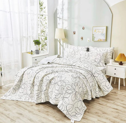 Juego de edredón ligero con estilo floral minimalista - Dulces Bed & Home