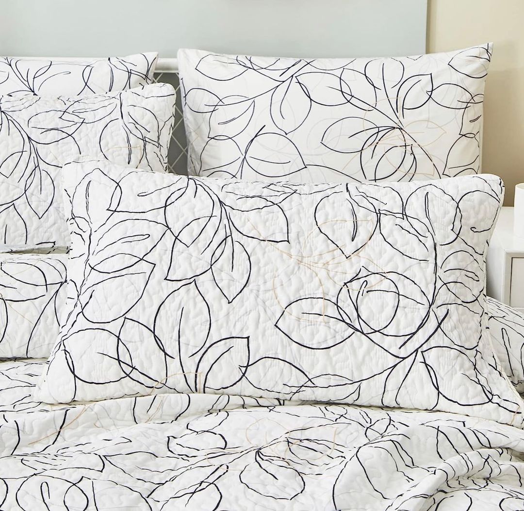 Juego de edredón ligero con estilo floral minimalista - Dulces Bed & Home