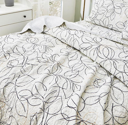 Juego de edredón ligero con estilo floral minimalista - Dulces Bed & Home