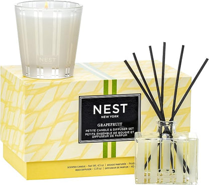 Juego de Velas y Difusor Nest: Aroma de Pomelo