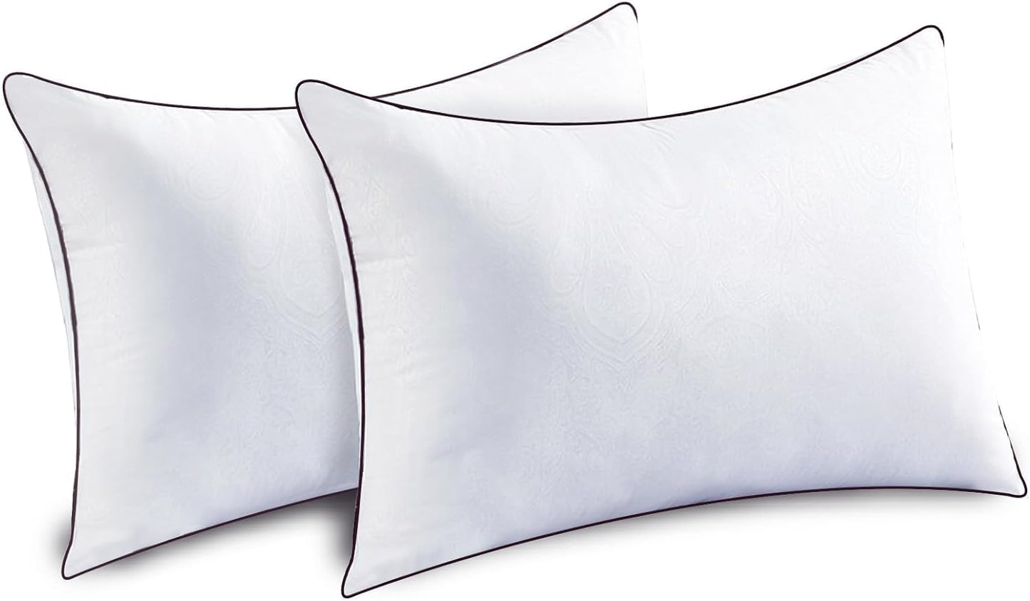Almohada completa refrescante y de apoyo, Pack de 2 o 4 para personas que duermen de lado o boca arriba - Dulces Bed & Home