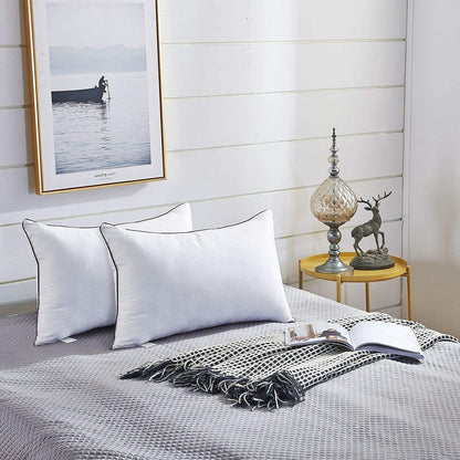 Almohada completa refrescante y de apoyo, Pack de 2 o 4 para personas que duermen de lado o boca arriba - Dulces Bed & Home