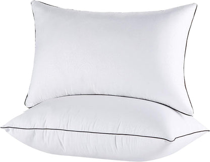 Almohada completa refrescante y de apoyo, Pack de 2 o 4 para personas que duermen de lado o boca arriba - Dulces Bed & Home