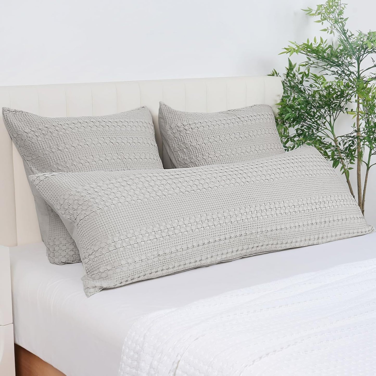 Funda para almohada decorativa gris claro - Dulces Bed & Home