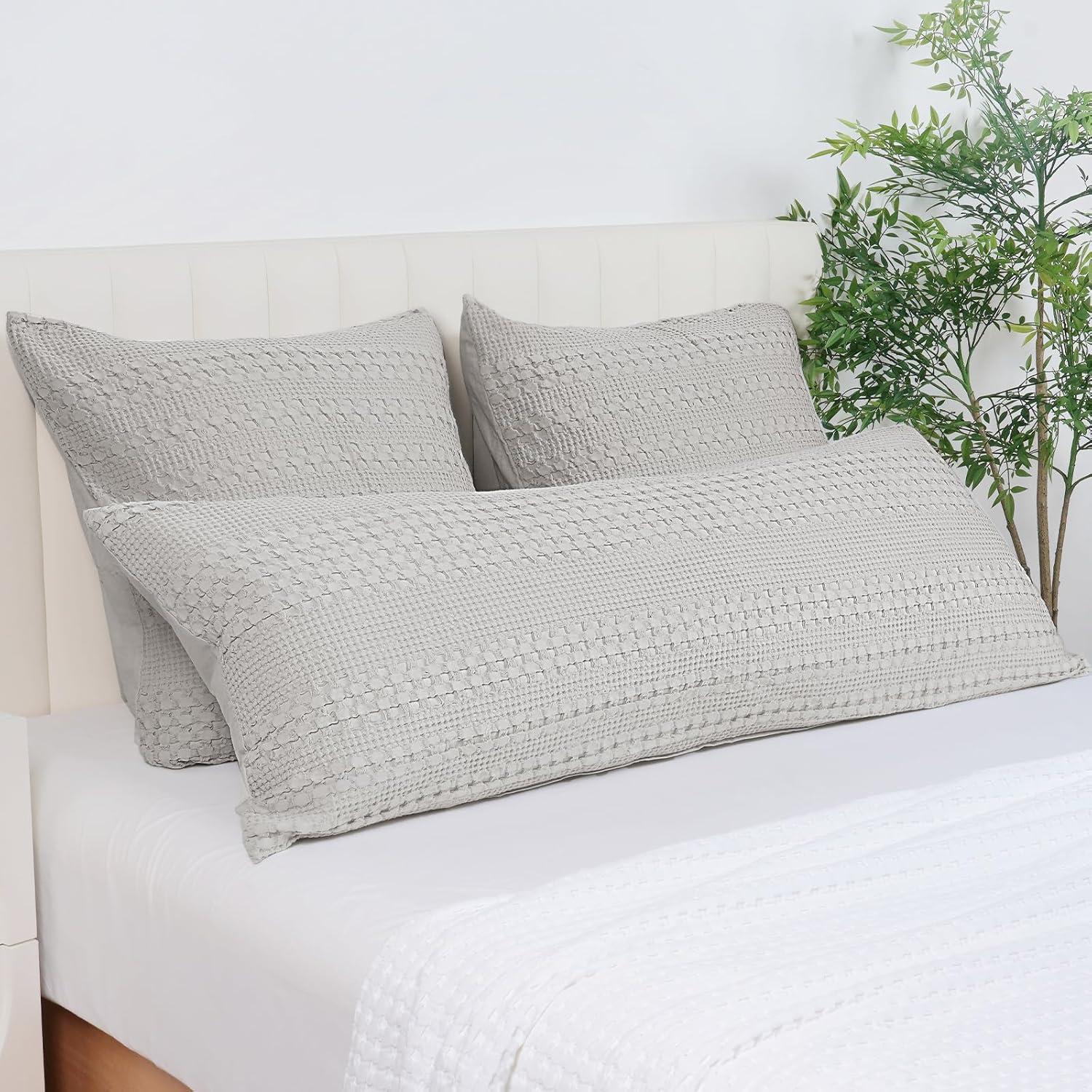 Funda para almohada decorativa gris claro - Dulces Bed & Home