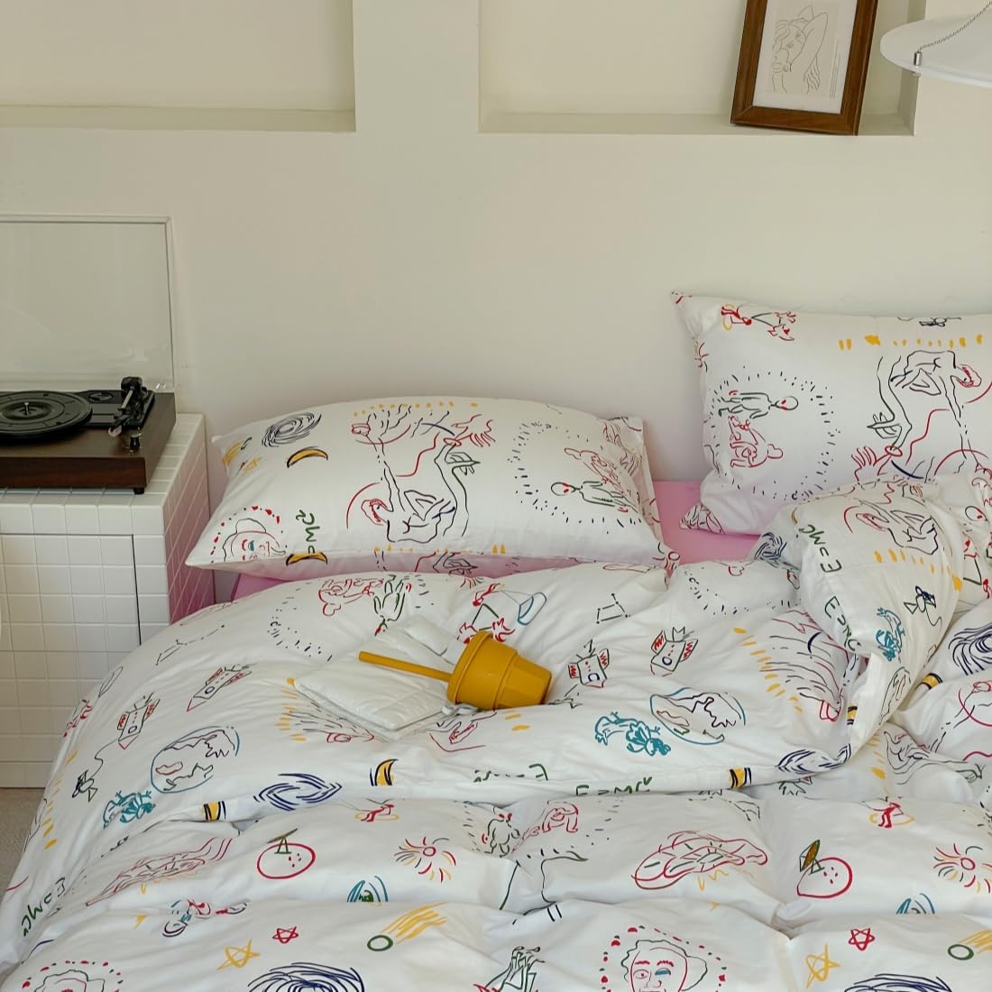 Juego de funda de duvet, diseño fantasia 100% algodón - Dulces Bed & Home