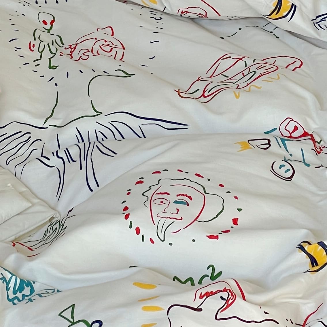 Juego de funda de duvet, diseño fantasia 100% algodón - Dulces Bed & Home