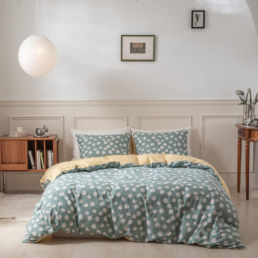 Margaritas blancas funda de duvet reversible - Dulces Bed & Home