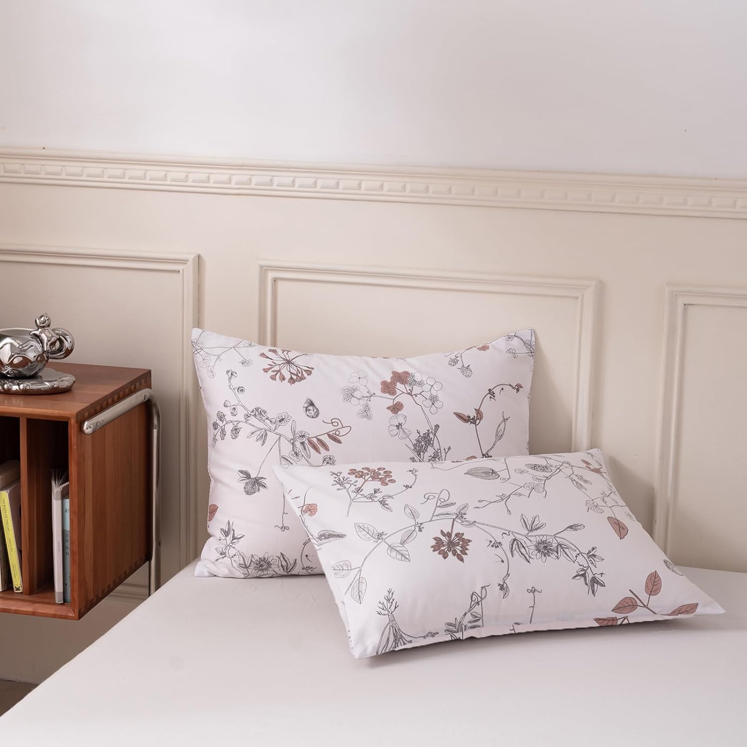 Primavera con fondo blanco set funda de duvet - Dulces Bed & Home