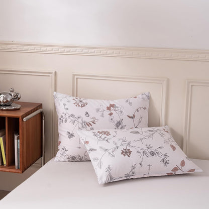 Primavera con fondo blanco set funda de duvet - Dulces Bed & Home