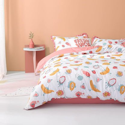 Funda de duvet 100% algodón con diseño frutal - Dulces Bed & Home