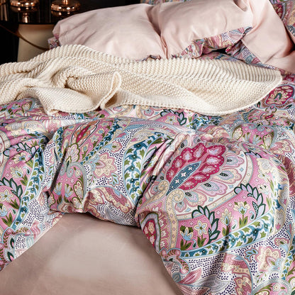 Juego de funda de duvet de microfibra con diseño floral - Dulces Bed & Home