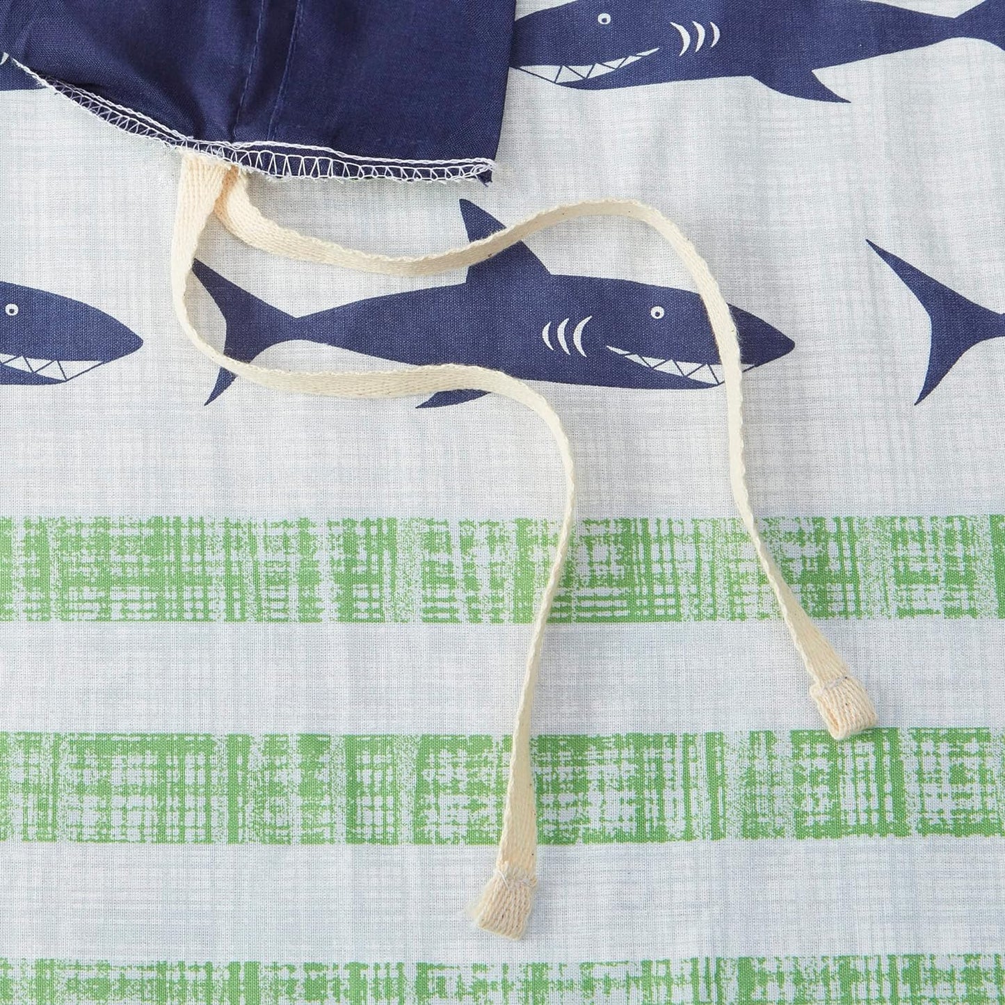 Juego de funda de duvet con estampado de tiburones 100% algodón - Dulces Bed & Home